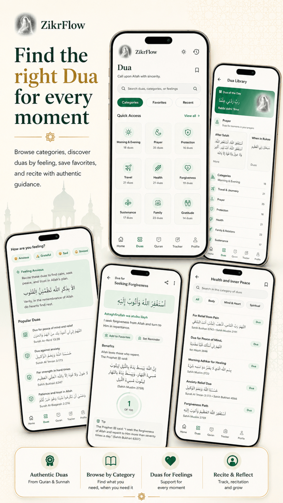 ZikrFlow Dua Library