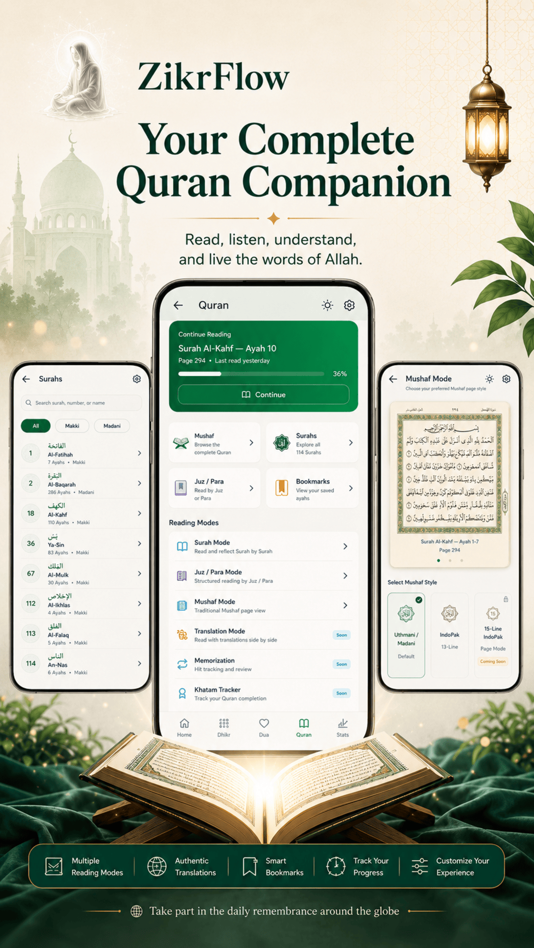 ZikrFlow Prayer Companion