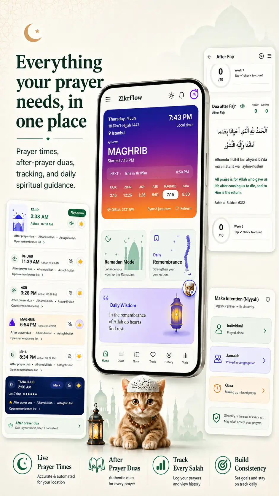 ZikrFlow Prayer Companion